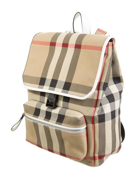 burberry smoked check backpack|Burberry dewey vintage backpack.